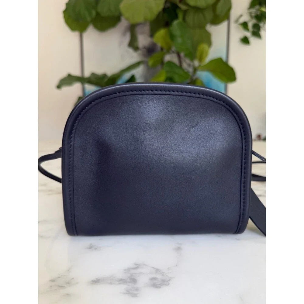 COACH Vintage Abbie Crossbody Bag 9017 Black Leather with Hang Tag 90's Y2K